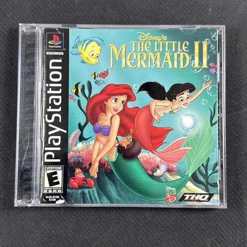 Disney's The Little Mermaid II Sony PlayStation 1 PS1 Complete CIB Tested