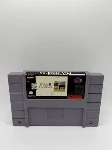PGA European Tour (Super Nintendo SNES, 1996) Authentic Tested