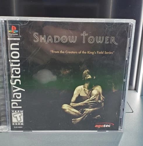 Shadow Tower Ps1 (Sony PlayStation 1, 1999) W/ Registration Card.