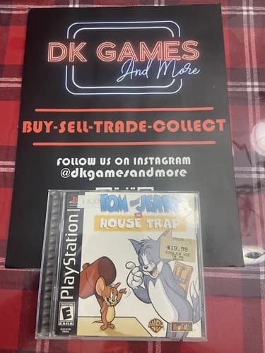 Tom and Jerry in House Trap-Playstation-Black Label-CIB-TESTED & WORKING