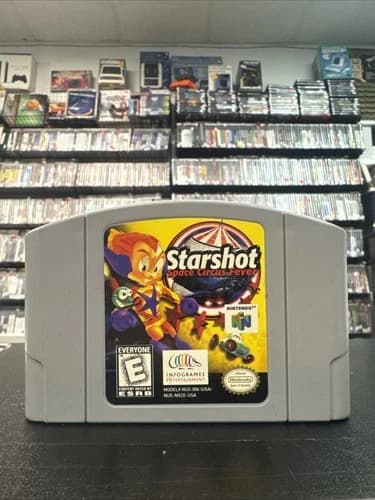 Starshot Space Circus Fever 1999 Authentic Game Only (Tested) Nintendo 64 N64