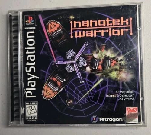 Playstation Nanotek Warrior - Complete Disk w/Manual PS1 Acceptable