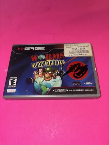 Worms World Party (N-Gage, 2005) Complete CIB w/ Map RARE