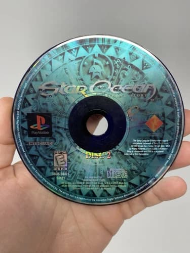 Star Ocean: The Second Story (Sony PlayStation 1, 1999) Disc 2 Play Disc Only