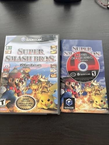 Complete Super Smash Bros Melee - Nintendo GameCube - CIB