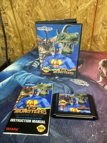 King of the Monsters for Sega Genesis Complete In Box CIB Fast Shipping!
