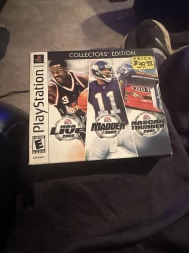 PlayStation 1 Collectors Edition 2002 NBA Live Madden NASCAR Thunder
