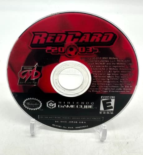 RedCard Soccer 2003 Nintendo GameCube Game, DISC ONLY, Tested, Working