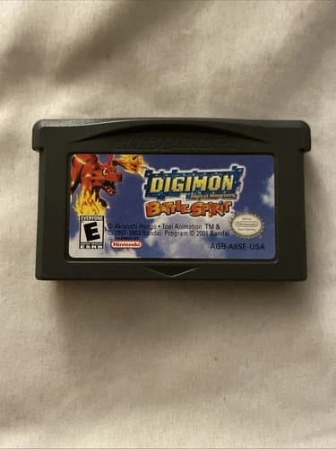 Digimon: BattleSpirit (Nintendo Game Boy Advance, 2003) | Cart Only | Tested
