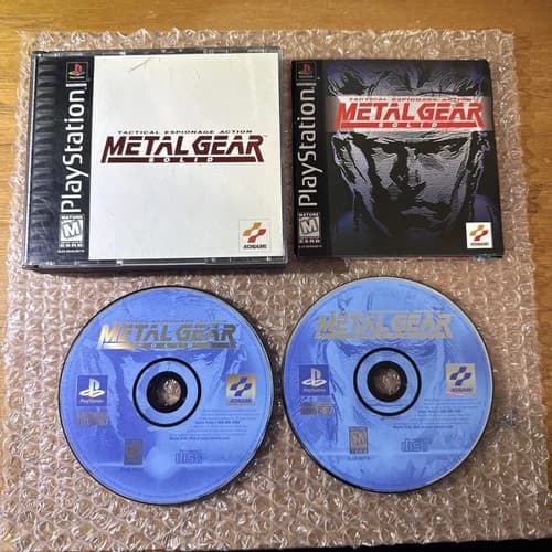 Metal Gear Solid (Sony PlayStation 1, 1999) PS1 Complete CIB Tested & Working