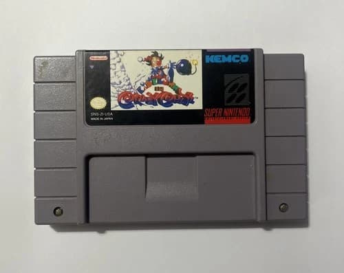 Kid Klown in Crazy Chase (Nintendo SNES, 1994) TESTED Authentic WORKS