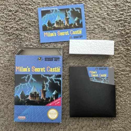 Milons Secret Castle (Nintendo Entertainment System) Complete W/ Manual NES