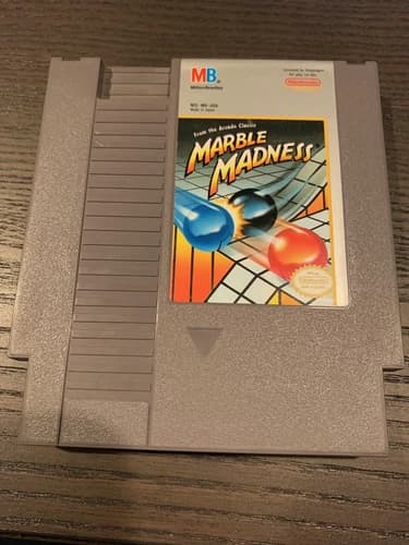 Marble Madness - NES - Clean/Tested/Working - Very Good Condition