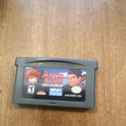 SNK Metal Slug Advance Nintendo Game Boy Advance Cartridge