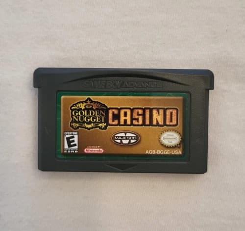 Golden Nugget Casino (Nintendo GBA, 2004) Authentic Tested Excellent Cart Only