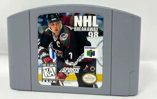 NHL Breakaway 98 (Nintendo 64) N64 Cart Only Tested Authentic