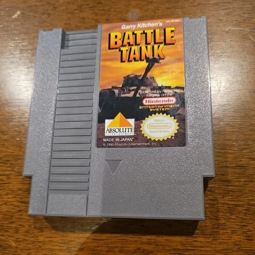 Garry Kitchen's Battle Tank Nintendo Entertainment System NES Authentic