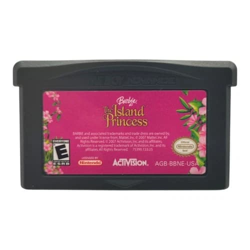 Barbie as the Island Princess (Nintendo Game Boy Advance, 2007) GBA Authentic