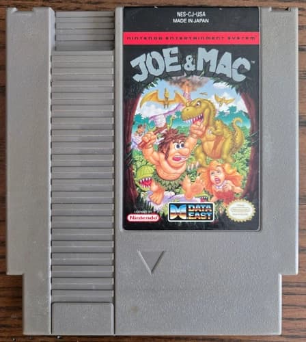 Joe & Mac - Nintendo NES 1992 Original Game Authentic Retro