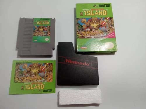 Adventure Island Nintendo NES System Complete (CIB) Tested Great Shape