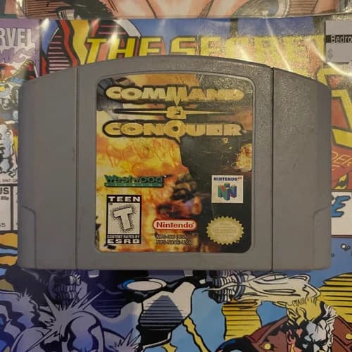 COMMAND& CONQUER N64 (NINTENDO 64 1999) AUTHENTIC CARTRIDGE TESTED
