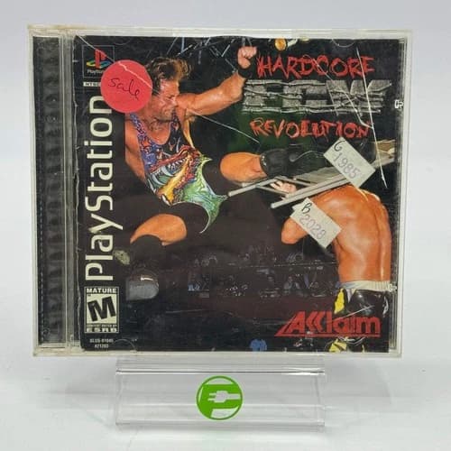 ECW Hardcore Revolution (Sony PlayStation 1 PS1, 2000)