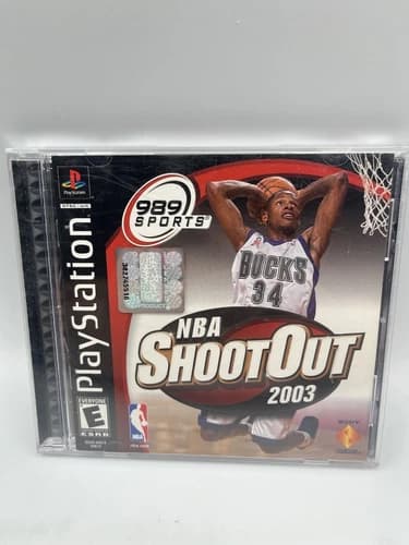 NBA Shootout 2003 (Sony PlayStation PS1, 2002) CIB Complete w/Manual Tested