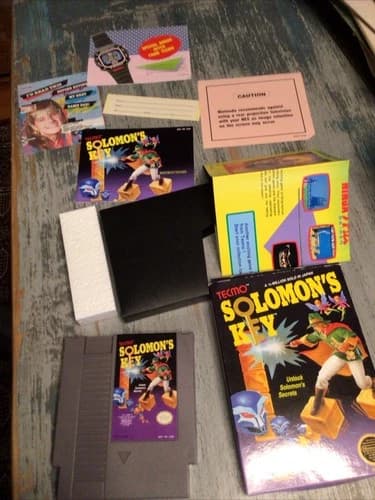 Solomon's Key Nintendo Entertainment System 1987 Tecmo CIB