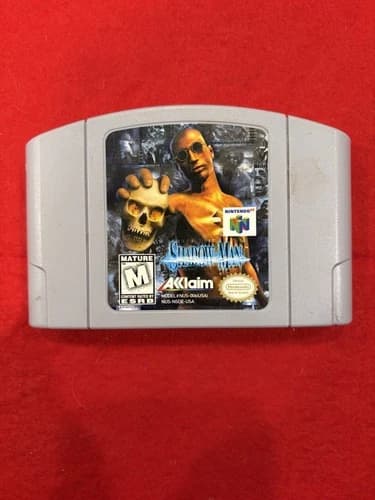 Shadow Man Authentic Nintendo 64 N64 Game 1999 Edition, Tested Working