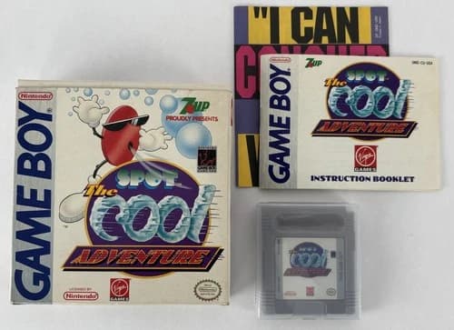 1992 Nintendo Game Boy Spot: The Cool Adventure CIB Tested Working