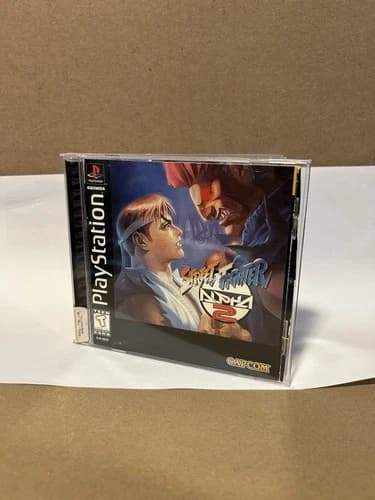 Street Fighter Alpha 2 (Playstation 1 PS1, 1996)CIB-Very Good-Resurfaced-Tested