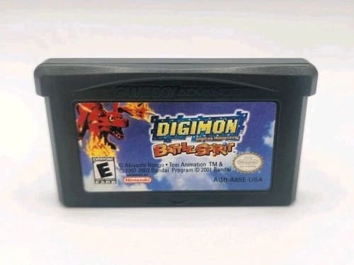 Digimon Battle Spirit (Nintendo Game Boy Advance GBA) Authentic Tested Game Only