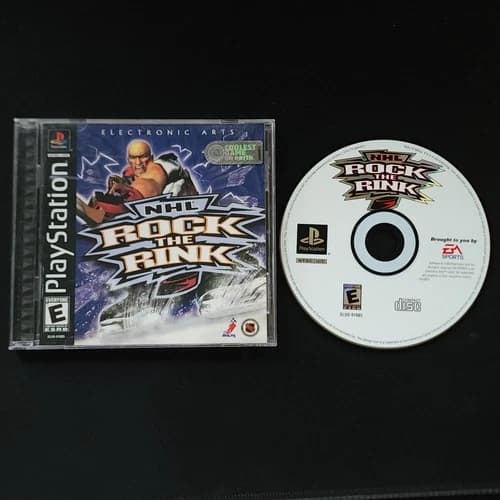 PS1 NHL Rock The Rink Playstation Complete Game Tested