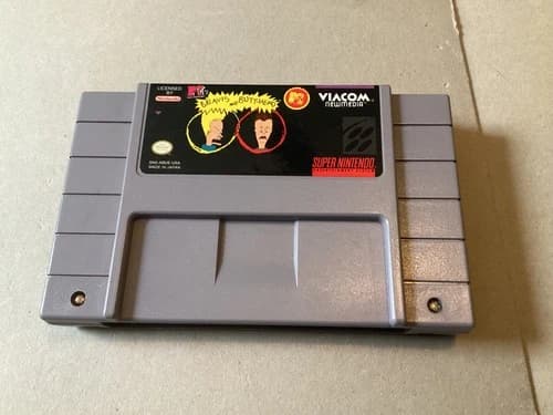 Beavis and Butt-Head Super Nintendo SNES Cart Only Authentic Tested