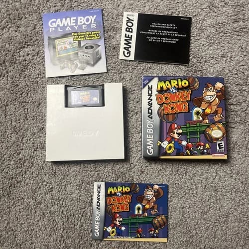 Gameboy Advance GBA Mario Vs Donkey Kong Complete In Box Cib