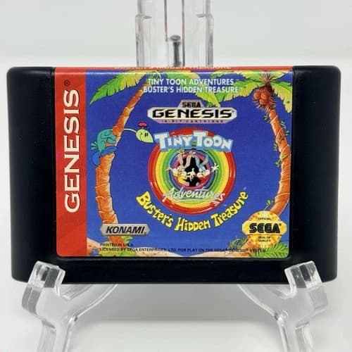 Tiny Toon Adventures Busters Hidden Treasure Sega Genesis Cartridge Only Tested