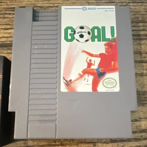 Jaleco Goal! Soccer Sports Nintendo NES Game Cartridge NTSC-U/C US/Canada