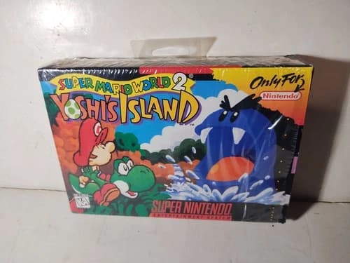 Super Mario World 2 Super Nintendo Game Complete SNES