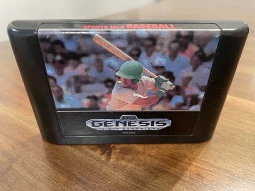 Sports Talk Baseball - Sega Genesis - Authentic & Tested