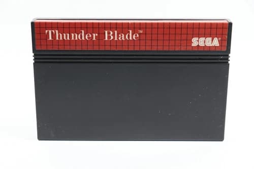 Thunder Blade (Sega Master System, 1988) Authentic - Tested and Working!