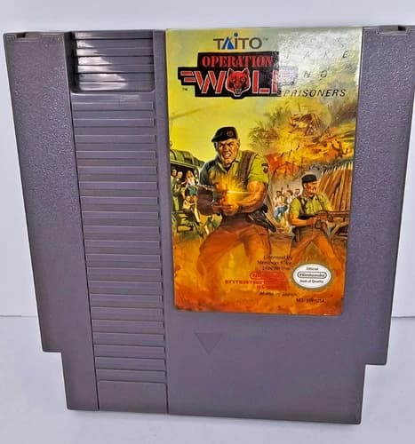 Operation Wolf (Nintendo NES) Cartridge
