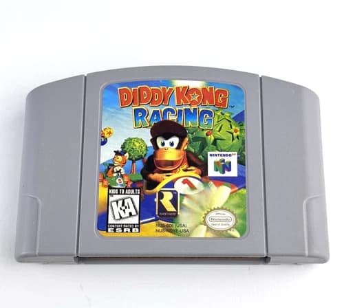 Diddy Kong Racing N64 Cartridge (Nintendo, 1997) - Tested Authentic