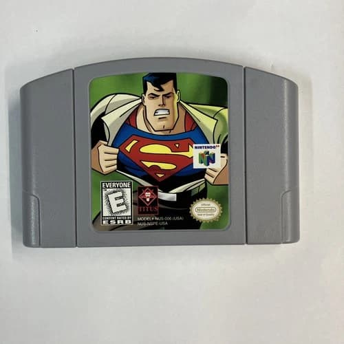Superman 64 (Nintendo 64 N64, 1999) Authentic Tested