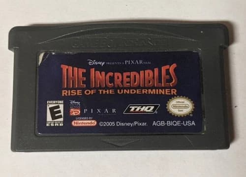 The Incredibles: Rise of the Underminer [Nintendo GBA - AGB-BIQE-USA]