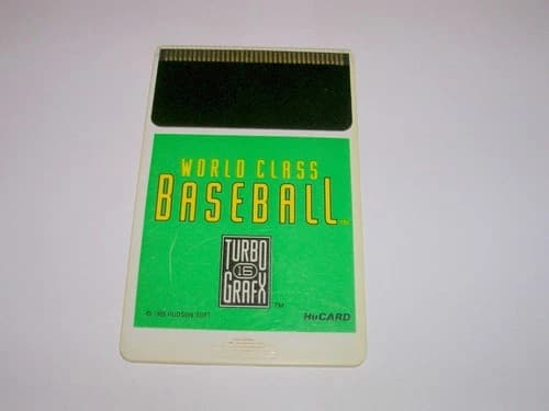 World Class Baseball (Turbo GrafX TG-16) Game HuCard