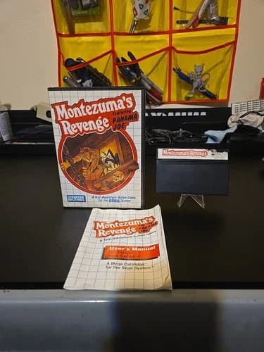 Montezuma's Revenge Featuring Panama Joe (Sega Master, 1989) Tested & Working