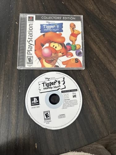 PlayStation 1 PS1 Game Disney Presents Tiggers Honey Hunt CIB Complete In Box