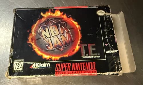 NBA Jam -- Tournament Edition (Super Nintendo Entertainment System, 1995) CIB