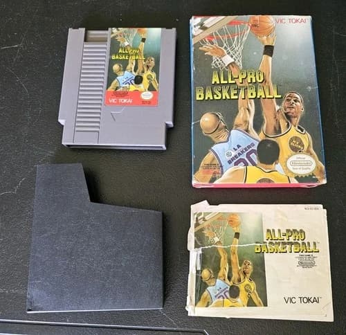 All-Pro Basketball (Nintendo Entertainment System, 1989) NES CIB