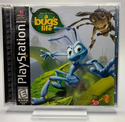 A Bug's Life PlayStation 1, PS1 Black Label Complete Manual - Free Shipping!